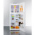 Summit BKRF1088W 10.1 Cu. Ft. White Break Room Refrigerator-Freezer - 115 Volts