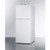 Summit BKRF1088W 10.1 Cu. Ft. White Break Room Refrigerator-Freezer - 115 Volts
