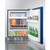 Summit BRF631BKBADA 5.1 Cu. Ft. Cobalt Blue Door Jet Black Undercounter Refrigerator-Freezer - 115 Volts