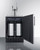 Summit SBC7BRSCM2 24" Wide Black Stainless Steel Cold Brew or Nitro Coffee Kegerator - 115 Volts
