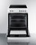 Summit REXT24W 24" W White Exterior Cabinet Electric Smooth-Top Range - 240 Volts