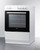 Summit REXT24W 24" W White Exterior Cabinet Electric Smooth-Top Range - 240 Volts
