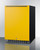 Summit AL54Y 23.63" W Saffron Gold Door Black Undercounter All-Refrigerator - 115 Volts