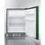 Summit BRF631BKGADA 5.1 Cu. Ft. Emerald Green Door Jet Black Undercounter Refrigerator-Freezer - 115 Volts