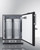 Summit SBC58BFRTP 5.3 Cu.Ft. Stainless Steel Front Tap Built-In Beer Kegerator - 115 Volts