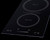 Summit SINCH115V2B 11.38" W Black Finish EuroKera Glass Surface 2 Burners Built-In Induction Cooktop with Safety Shutoff - 115-120 Volts