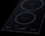 Summit SINC2B115TK13 13.38" W Black Finish EuroKera Glass Surface 2 Burners Countertop Induction Cooktop - 115 Volts