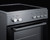 Summit REXT24SS 24" W Black Stainless Steel Door Electric Smooth-Top Range - 240 Volts