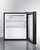 Summit MB43GL 17.63" W Black Solid Door Compact Minibar - 115 Volts