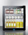 Summit MB43GL 17.63" W Black Solid Door Compact Minibar - 115 Volts