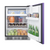 Summit BRF631BKP 5.1 Cu. Ft. Lavender Purple Door Jat Black Undercounter Refrigerator-Freezer - 115 Volts