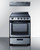 Summit REXH24RSS 24" W Stainless Steel Under Cabinet Convertible Range Electric Range and Convertible Hood Set - 220 Volts