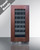 Summit SDHW1532PNR 1.8 Cu. Ft. Black Freestanding Undercounter Wine Cellar - 115 Volts