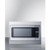 Summit SMBI27TK27 26.88" W Stainless Steel Front Built-In Microwave - 1200 Watts