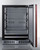 Summit SDHR2444PNR 3.3 Cu. Ft. Stainless Steel Solid Door Undercounter All-Refrigerator - 115 Volts