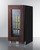 Summit SDHG1533PNR 1.9 Cu. Ft. Black Hinged Door Undercounter Beverage Center - 115 Volts