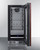 Summit SDHG1533PNR 1.9 Cu. Ft. Black Hinged Door Undercounter Beverage Center - 115 Volts