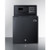 Summit MBSAFEB 19.5" W Black Automatic Defrost Minibar In-Room Safe Combination - 115 Volts