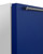 Summit BRF611WHBADA 5.1 Cu. Ft. Cobalt Blue Door White Undercounter Refrigerator-Freezer - 115 Volts