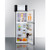Summit MRF1089PLA 10.1 Cu. Ft. Black Microwave or Refrigerator-Freezer Combination with Allocator - 115 Volts