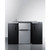 Summit CK55ADASINKL 54.13" W Stainless Steel and Black Finish Sink Left Side All-In-One Combination Kitchenette -115 Volts