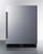 Summit ALFZ53 3.7 Cu. Ft. Stainless Steel Front and Black Cabinet Reach-In Undercounter All-Freezer - 115 Volts