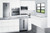 Summit FFRF24SS 3.78 Cu.Ft. Black Refrigerator-Freezer - 115 Volts