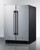 Summit FFRF24SS 3.78 Cu.Ft. Black Refrigerator-Freezer - 115 Volts