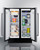 Summit FFRF24SS 3.78 Cu.Ft. Black Refrigerator-Freezer - 115 Volts