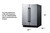 Summit FFRF24SS 3.78 Cu.Ft. Black Refrigerator-Freezer - 115 Volts