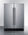 Summit FFRF24SS 3.78 Cu.Ft. Black Refrigerator-Freezer - 115 Volts