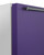 Summit BRF611WHP 5.1 Cu. Ft. Lavender Purple Door White Undercounter Refrigerator-Freezer - 115 Volts