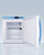 Summit AFZ1PVMC 1.4 Cu. Ft. White Breast Milk Freezer - 115 Volts