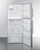 Summit FF1514SSIM 13.6 Cu.Ft. White Top Mount Refrigerator-Freezer - 115 Volts