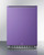 Summit AL54P 23.63" W Lavender Purple Door Black Undercounter All-Refrigerator - 115 Volts