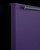Summit AL54P 23.63" W Lavender Purple Door Black Undercounter All-Refrigerator - 115 Volts