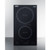 Summit SINC2B115 12" W Black Finish EuroKera Glass Surface 2 Burners Induction Cooktop - 115 Volts