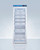 Summit ACR1322GNSF456 12.71 Cu. Ft. White Upright Healthcare Refrigerator - 115 Volts