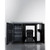 Summit CARTOS54RS 58" W Black Finish Portable Outdoor Kitchenette with Stainless Steel Door Refrigerator - 115 Volts