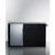 Summit CARTOS54RS 58" W Black Finish Portable Outdoor Kitchenette with Stainless Steel Door Refrigerator - 115 Volts