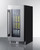 Summit SDHG1533 1.9 Cu. Ft. Black Hinged Door Undercounter Beverage Center - 115 Volts