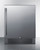 Summit FF27BSSADA 4.98 Cu. Ft. Black Stainless Steel Solid Door All-Refrigerator - 115 Volts