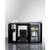 Summit CARTOS54LG 57.88" W Stainless Steel and Black Finish 6 Shelves Portable Outdoor Kitchenette with Glass Door Refrigerator - 115 Volts