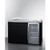 Summit CARTOS54LG 57.88" W Stainless Steel and Black Finish 6 Shelves Portable Outdoor Kitchenette with Glass Door Refrigerator - 115 Volts