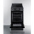 Summit REXT20BL 20" W Black Cabinet with Oven Window Electric Smooth-Top Range - 240 Volts