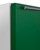 Summit BRF611WHGADA 5.1 Cu. Ft. Emerald Green Door White Undercounter Refrigerator-Freezer - 115 Volts