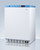 Summit ACR51W 3.88 Cu. Ft. White Built-In Healthcare Refrigerator - 115 Volts