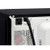 Summit MRF66BK2SSA 5 Cu. Ft. Black Combination Refrigerator-Freezer or Microwave - 115 Volts