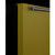 Summit BRF631BKYADA 5.1 Cu. Ft. Black Saffron Gold Door Jet Black Undercounter Refrigerator-Freezer - 115 Volts