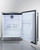 Summit AL55OSCSS 4.2 Cu. Ft. Black Stainless Steel Freestanding Outdoor All-Refrigerator - 115 Volts